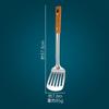 Juego de dos uñas de acero inoxidable Utensilios de cocina Espátula Cuchara antiquemaduras Juego completo Cuchara doméstica Espátula de cocina Espátula de cocina Espátula para freír