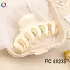Qiyue Nuevo Pinza para el Cabello de Calabaza de Color Sólido Pinza de Tiburón Grande PC Exquisito Accesorio para el Cabello de Alta Gama para Mujeres Yiwu Al por Mayor