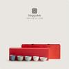 Cinco Famosas Tazas de Té de Horno, Set Cultural y Creativo de la Ciudad Prohibida, Caja de Regalo para Juego de Té, Regalo de Cumpleaños, Taza de Maestro, Taza de Té Individual