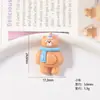Accesorios DIY de Resina Animalitos Lindos de Dibujos Animados Pegamento de Crema Parche para Funda de Teléfono Móvil Accesorios para el Cabello de Niños Decoración de Imán para Refrigerador