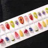 30 Piezas Verano Fresco Estéreo 3D Cereza Fresa Almendra Uñas Portátiles Dulces Ins Frutas Uñas Postizas Tips Venta al por Mayor