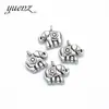 Ventas al por menor YuenZ accesorios de aleación DIY estrellas elefante colgante joyería al por mayor 15 * 15MM D9255