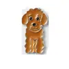 Broche de metal para perro mascota de venta caliente, insignia para ropa y sombrero, aleación, accesorios para amantes de los animales, una generación de punto