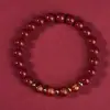 Pulseira Cinnabar Must Pass Exams Gaokao Título da Lista Dourada Pulseira de Areia Roxo-Dourada Pulseira Título da Lista Dourada Unissex