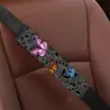 Comercio Exterior Jit Cinturón de Seguridad Almohadillas para Hombros Universales Rosa Flor Pequeña Azul Mariposa Grande Almohadillas para Hombros Temu Envío Directo