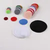 Almohadillas redondas de fieltro blancas, negras y de colores de 10-80 mm, piezas base de tela no tejida, accesorios para manualidades para tocados