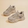 Estilo coreano Novos Sapatos Torre Femininos 2025 Primavera Estudante Tênis All-match Feminino Casual Sola Grossa Sapatos de Aumento de Altura Sapatos da Moda