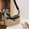 Bolsa de lona de marca de moda bolsa de ombro de grande capacidade bolsa mensageiro masculina casual fashion estilo workwear bolsa mensageiro simples personalizada
