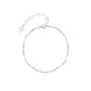 Pulseira de Gipsofila em Prata de Lei 925 Feminina Estilo Coreano Simples Estudante Estilo Mori Estilo Cool Distinto Namorada