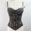 Exquisito Bordado de Encaje Lujosas Correas para la Cintura Sujetador Ropa Exterior Espalda Hermosa Hombros Descubiertos Reductor Push-up Sujetador de Ballenas