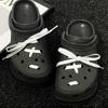 Acessórios Crocs Fivelas Decorativas DIY para Sapatos Femininos Flor de Sapato Zhibixing Conjunto de Acessórios para Sapatos Fivela Flor de Sapato Popular de Alta Qualidade