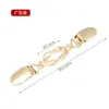 Clipe para Xale Europeu e Americano Retrô Clipe para Suéter Feminino Fivela para Lenço de Seda Cravejada com Diamantes Broche Anti-Exposição Clipe para Gola de Lenço Acessórios de Liga