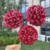 Creme Bem-Estar Bola de Neve Flor Artificial Casamento Decoração de Casa Flor Falsa Atacado
