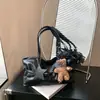 Bolsa Simples para o Dia a Dia Bolsa Plissada Fashion 2026 Ombro Único de Mão Estilo Coreano Nicho Bolsa de Axila Feminina Grande Capacidade Bolsa da Moda