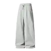Pantalones Casuales Sueltos con Cintura Elástica para Hombre de Primavera y Otoño Pantalones Largos de Pierna Recta para Hombre Pantalones Deportivos para Adolescentes Pantalones Deportivos de Retazos para Hombre