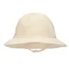 Nuevo Sombrero de Cuenca de Algodón Puro para Bebé Sombrero de Pescador Estampado Europeo y Americano para Bebé Sombrero de Sol de Color Sólido Transfronterizo Ins