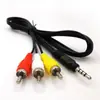 3.5 uno tres línea AV línea de audio y video línea de extensión de audio y video 3.5 revolución 3rca línea 1.5 metros línea de audio