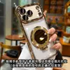 Funda antigolpes de cuatro esquinas adecuada para iPhone 17, con espejo y soporte magnético, cubierta protectora temática del espacio para Apple 18 Pro Max
