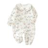 Ropa para Bebé Manga Larga Verano Mono para Bebé Tipo a Mameluco de Algodón Puro Ropa con Aire Acondicionado Transpirable