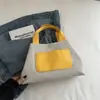 Bolso Tote Popular Nicho Creativo de Gran Capacidad para Mujer Verano 2024 Moda Combinable Contraste de Color Hombro Axilar