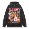 Fútbol Transfronterizo Harry Kane Harry Kane Camiseta de Manga Corta Estampada Sudadera con Capucha de Cuello Redondo Pesada