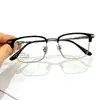 Marco de Gafas Elegante de Canalla Gentil Línea de Ceja Medio Marco Gafas para Miopía Se Pueden Combinar con Graduación Hombres Ultraligeras Bloqueo de Luz Azul Soporte para Cejas Mujeres