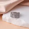 Anéis de Luxo Leve para Homens e Mulheres, Ajustáveis, Design de Nicho de Alto Padrão, Zircônia, Exagerados, Não Desbotam, Anéis de Dedo e Joias