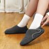 Pantuflas de algodón con forro polar para hombre y mujer, zapatos cómodos, antideslizantes, de suela suave, para interiores y fitness, para otoño e invierno.