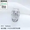 Colgante de letra pequeña estilo Chanel con perla Dai Guo Accesorios para joyería DIY Cobre electrochapado Cristal Accesorios de piedra natural