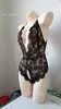 Lencería de Encaje Espalda Descubierta Sexy Moldeadora Hueca Apasionado Deseo Puro Conjunto de Pijama para Mujer Sexy Hueco Juguetón