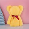 Toalla de oso regalo de boda forma de dibujos animados caja de regalo actividad de puesto de toallas apertura regalo práctico mayoreo