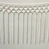 20cm Franja de Borla Preta de Renda com Nós de Três Camadas Acessórios de Fantasia de Dança Latina Franja Decorativa para Cortina