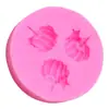 Molde de silicone de abóbora flip açúcar chocolate bolo decoração molde DIY ferramenta de panificação
