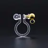 Acessórios para Brincos DIY Clipe de Orelha U-Shaped de Resina Japonês e Coreano Invisível Conversor para Brincos de Argola de Metal Brincos Sem Furo