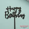 Te deseamos longevidad, salud y longevidad, Insignias de Acrílico Engrosado para Pasteles, Insignias para Postres de Repostería