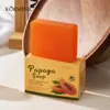 Jabón de Papaya Kormesic Full English Jabón Limpia, Refresca y Deja Fragancia, Limpia Profundamente el Cuerpo, Estilo Caliente Transfronterizo