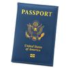 Novo Porta-Passaporte Americano Transfronteiriço Couro Fino Livro de Passaporte Ferragens Douradas Canto Cobre Porta-Bilhete Atacado de Fábrica