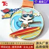 Medalhas de maratona personalizadas, premiações de corrida para eventos corporativos, medalhas esportivas, pins de metal esmaltado, placas suspensas rotativas - tudo feito sob medida