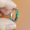 Nuevo anillo de apertura de calabaza de estilo chino para mujer, nuevo anillo de dedo elegante de alta gama con diseño de nicho ligero y de lujo de estilo chino.