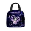 3D Novo Impresso Sanrio kuromi kuromi Picnic Bag Escola Primária Estudante Portátil Saco de Gelo Saco de Almoço Infantil