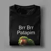 Camiseta Hipster Brr Brr Patapim Cerebro Podrido Italiano Hombre Algodón Redondo