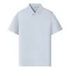 Camisa Polo Waffle para Hombre de 190g, Camisa Polo de Hombre con Cuello, Estilo de Lujo de Alta Gama, Manga Corta