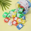 Chaveiro Colorido Etiqueta de Bagagem de Plástico Simples Portátil Prático Presente Hotel Tag de Hotel Venda Direta do Fabricante