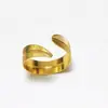 Suministro de comercio exterior transfronterizo, hebilla de servilleta de aleación de hoja chapada en oro, anillo de servilleta de hoja, anillo de servilleta de pluma