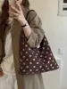 Bolso de mujer transfronterizo nuevo, bolso tote de lunares, bolso de mano de gran capacidad para mujer, estilo ins, nuevo estilo coreano 2026