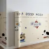 Papel de Parede Autoadesivo Estilo Cartoon Infantil e Puro Adesivos de Parede à Prova d'Água Papel de Parede para Casa Decoração de Parede de Fundo para Quarto Sala de Estar Adesivos