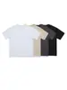 Camiseta Pesada de Manga Corta Falsa de Dos Piezas para Hombre, Marca de Tendencia de Nicho, Camiseta Base Simple, Top de Media Manga con Diseño de Retazos Estilo Universitario
