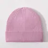 Gorro de Punto Cálido Nuevo para Otoño e Invierno Gorro de Lana Mezclada con Cachemira Circunferencia de Cabeza Grande Versátil Protección para los Oídos Gorro para el Frío Venta Directa de Fábrica