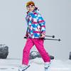 Conjunto de Dos Piezas de Algodón Cálido y Engrosado para Esquí y Snowboard para Niños y Niñas