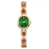 Nuevo Reloj para Mujer Reloj para Mujer Sense Incrustaciones de Pedrería Esfera Ovalada Pequeño y Moderno Reloj para Mujer
